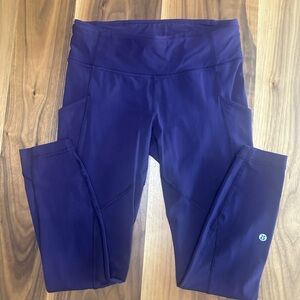 Lululemon Plum 25” 5-pocket Leggings